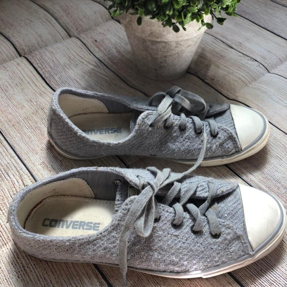 Converse gray dainty ox woman’s shoes